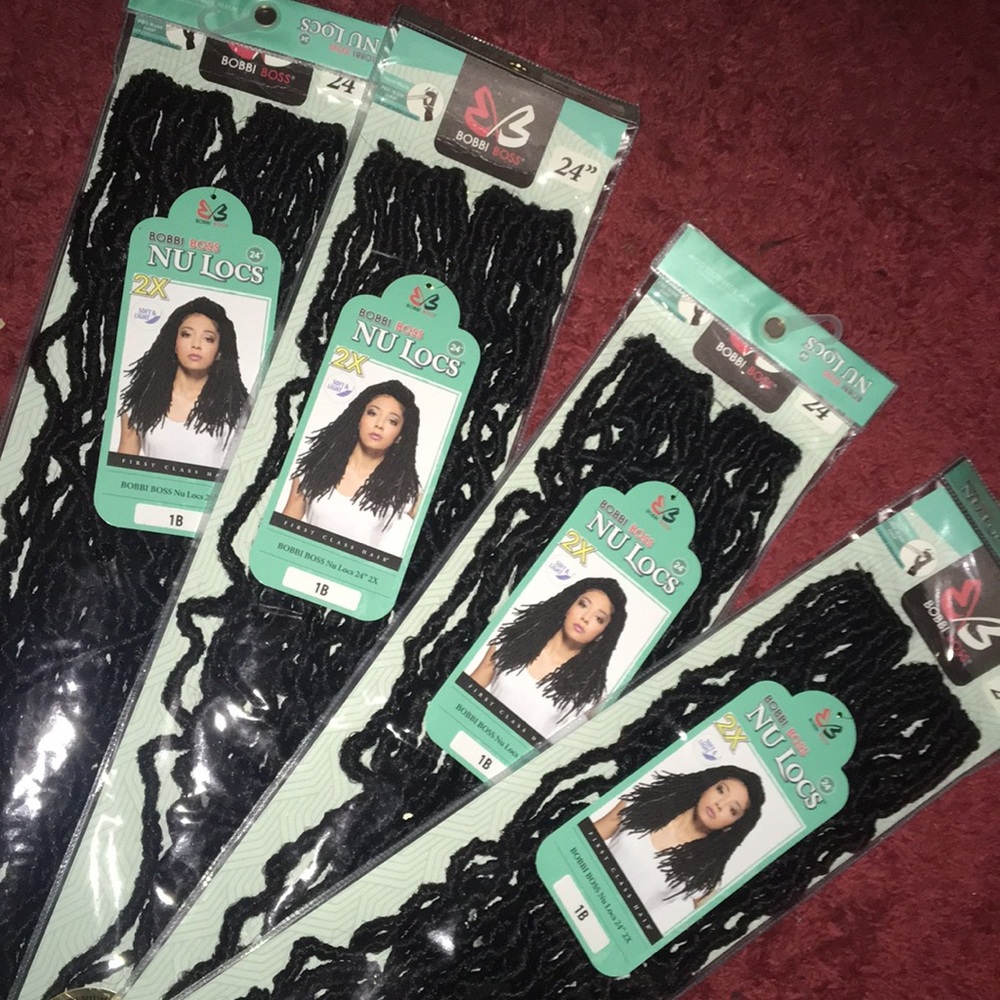 4 packs of Bobbi Boss Nu Locs